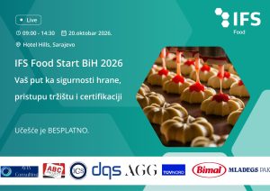 IFS Food Start BiH 2026 | Vaš put ka sigurnosti hrane, pristupu tržištu i certifikaciji
